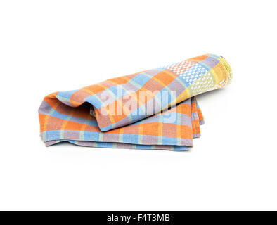 Colorful checkered kitchen towels Stock Photo by ©daffodil 91233802