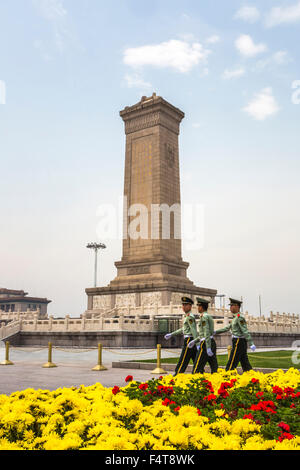 China, Beijing, Peking, City, Tian'anmen, Tiananmen, Square Stock Photo