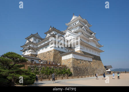 Japan, Hyogo Province, Himeji City, Himeji  Castle, Shirazaki Jo Stock Photo