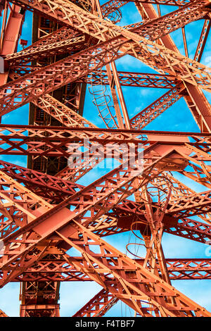 Garabit viaduct by Gustave Eiffel inaugurated 1885 : 565 m (1,854 ft) length Stock Photo