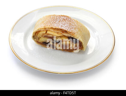 homemade apfelstrudel, apple strudel,austrian germany food Stock Photo