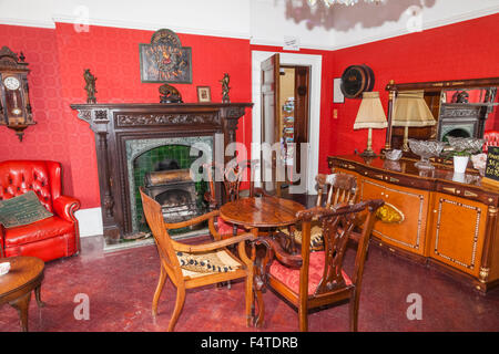 England, Kent, Broadstairs, Bleak House, The Lounge Stock Photo