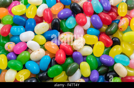 Assorted Jelly Beans background Stock Photo
