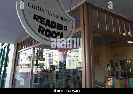 Clearwater, Florida, USA. 23rd Dec, 2013. The Christian Science Reading Room in downtown Clearwater. The beautiful resort of Clearwater has millions of tourists every year - but few ever visit the downtown area. © Ruaridh Stewart/ZUMA Wire/ZUMAPRESS.com/Alamy Live News Stock Photo