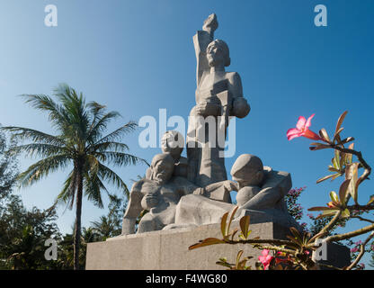 Part of the My Lai Massacre Memorial Museum on January 9, 2008 in Son My, Vietnam. Stock Photo