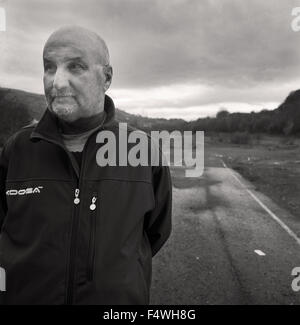 Ralph Jones, a former miner at the Merthyr Vales colliery, in Aberfan, south Wales. In 1966 the Aberfan disaster took place. Stock Photo