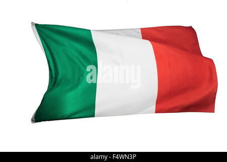 italian national flag, italian flag Stock Photo