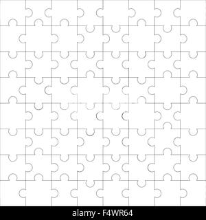 Puzzle pattern line. Abstract connection, unity frame, organization togetherness surface linear seamless. Vector art design abst Stock Photo