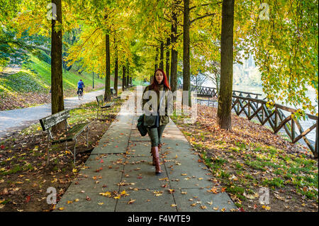 Italy Piedmont Turin 23th October 2015 Autumn in Valentino Park Credit:  Realy Easy Star/Alamy Live News Stock Photo