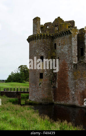 Caerlaverock Castle, near Dumfries in South West Scotland Stock Photo ...