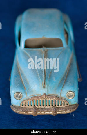 old-blue-model-car-american-