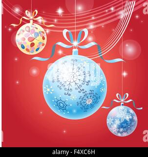 christmas balls vector illustration Stock Vector Image & Art - Alamy