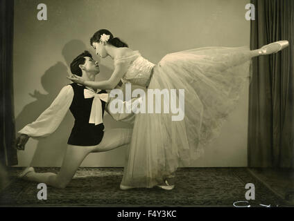 A pair of classical dancers, Italy Stock Photo