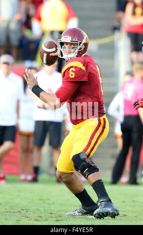 October 24, 2015 USC Trojans quarterback Cody Kessler #6 scrambles with ...