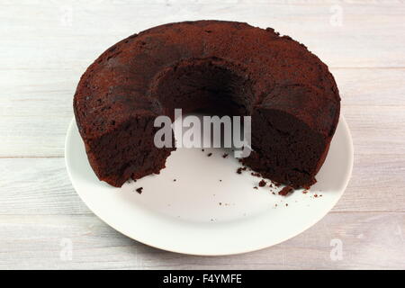 Chocolate bourbon cake Stock Photo