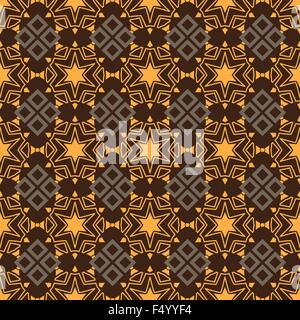 Abstract seamless patterns in Islamic style. Stock Vector