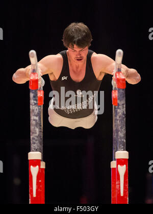 Glasgow, Scotland. 25th Oct, 2015. FIG Artistic Gymnastics World Championships. Day Three. Credit:  Action Plus Sports/Alamy Live News Stock Photo