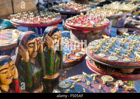 Many souvenirs are sold at Durbar Square Stock Photo