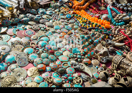 Many souvenirs are sold at Durbar Square Stock Photo