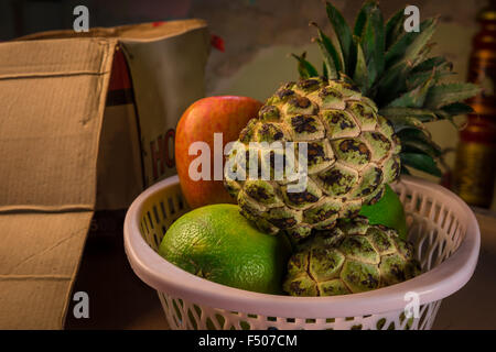 a Group of mix fruit Stock Photo