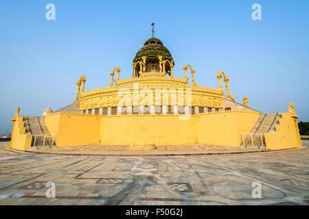 The Temple of 108 Jains, situated at the foot of at Shatrunjaya hill, one of the major pilgrim sites for Jains Stock Photo