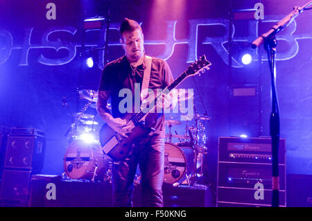 Disturbed debut their album 'Immortalized' at House of Blues Chicago  Featuring: Dan Donegan Where: Chicago, Illinois, United States When: 22 Aug 2015 Stock Photo