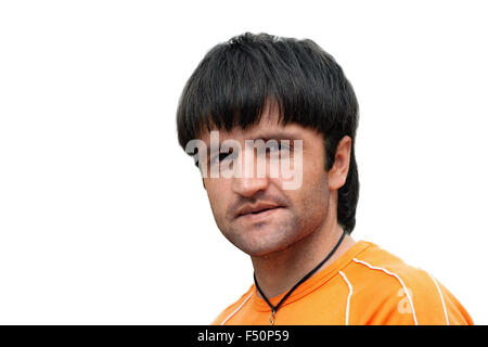 Portrait of a serious young man Stock Photo