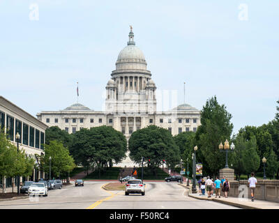 Rhode Island State house; Providence RI Stock Photo