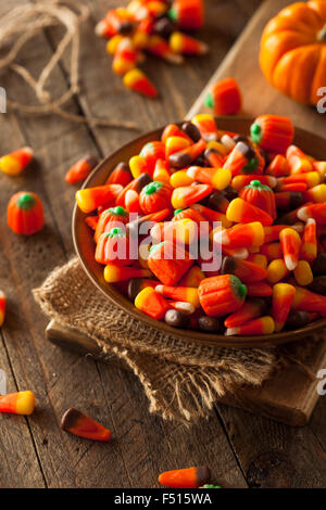 Festive Sugary Halloween Candy Ready to Eat Stock Photo