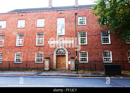 Ministry of labour employment exchange grace church building Nottingham City UK sign exterior England GB Nottinghamshire Stock Photo