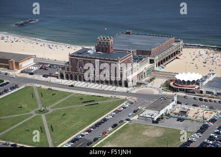 Aerial view of Convention Hall, Asbury Park, New Jersey Stock Photo