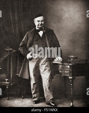 Charles Augustin Sainte-Beuve, 1804 -1869.  French literary critic. Stock Photo
