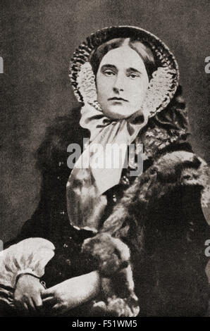 Mathilde Laetitia Wilhelmine Bonaparte, 1820 – 1904.   French princess. Stock Photo