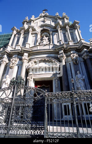 Cathedral of Sant'Agata, Catania, Sicily, Italy Stock Photo