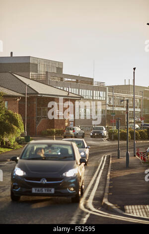 exterior of Wythenshawe hospital in Baguley former Baguley Sanatorium  The University Hospital of South Manchester NHS Foundatio Stock Photo