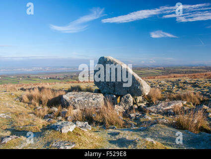 Arthur's Stone Maen Ceti Neolithic burial chamber on Cefn Bryn Near Reynoldston Gower Peninsula Swansea County South Wales UK Stock Photo