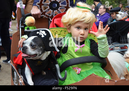 halloween dog parade tompkins square new york 2015 Stock Photo