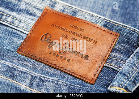 Part jeans pepe jeans london hi-res stock photography and images