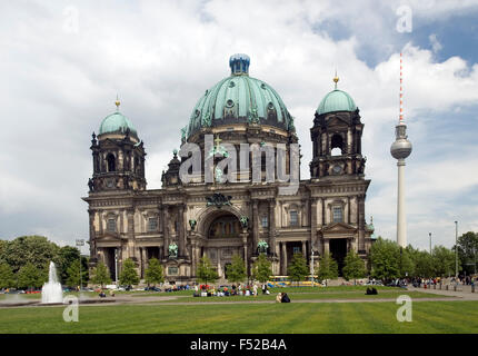 Berlin cathedral dom church germany europe Stock Photo