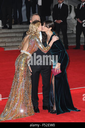 London, Uk. 26th Oct, 2015. Lea Seydoux, Daniel Craig and Monica Bellucci attend the Royal World Premiere of 'Spectre' at Royal Albert Hall. Credit:  Ferdaus Shamim/ZUMA Wire/Alamy Live News Stock Photo