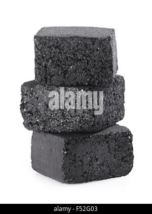 Group of charcoal cubes isolated on white Stock Photo: 67442349 - Alamy