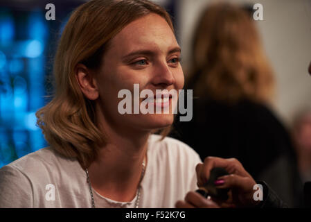 Backstage at  Toronto world master card fashion week, Toronto, Canada. Stock Photo