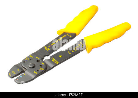 Wire Strippers Isolated On White Background Studio Shot Stock Photo