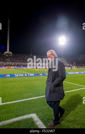 Florence, Italy. 25th Oct, 2015. Walter Sabatini (Roma) Football/Soccer : Italian 'Serie A' match between ACF Fiorentina 1-2 AS Roma at Stadio Artemio Franchi in Florence, Italy . © Maurizio Borsari/AFLO/Alamy Live News Stock Photo