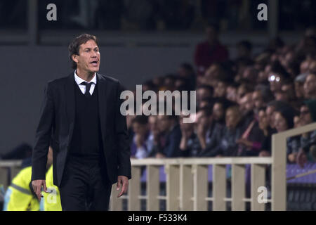 Florence, Italy. 25th Oct, 2015. Rudi Garcia (Roma) Football/Soccer : Italian 'Serie A' match between ACF Fiorentina 1-2 AS Roma at Stadio Artemio Franchi in Florence, Italy . © Maurizio Borsari/AFLO/Alamy Live News Stock Photo