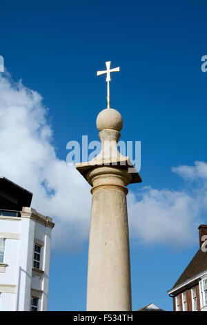 The High Cross in Jubilee Square, Leicester, Leicestershire, England, UK Stock Photo