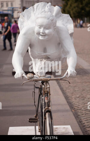 exhibition Chubby women by chinese artist  Xu Hongfei, Berlin, Germany, Europe Stock Photo