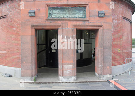 Greenwich foot tunnel entrance doorways entrance Stock Photo