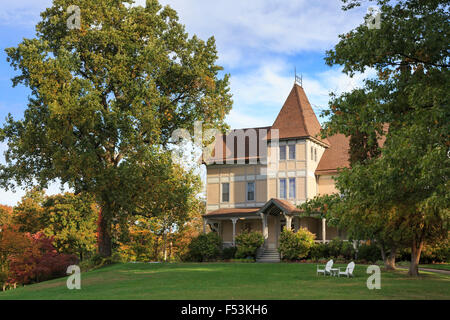 Mount Merino Manor, Hudson River Valley Region of New England , Hudson, New York, USA (Frederick Church’s physician in 1870) Stock Photo