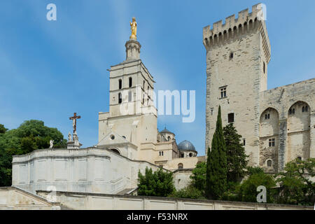 Palais des Papes, Avignon, Vaucluse, France, Unesco World Heritage Site Stock Photo